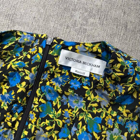 Victoria Beckham Silk Floral Maxi Dress - Picture 4 of 8